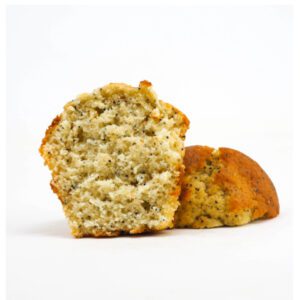 Bursting with fresh lemon flavor and a delightful crunch from poppy seeds, this moist and fluffy muffin is a perfect treat any time of day. Baked fresh daily in Chicago, our Lemon Poppyseed Muffin is a must-try.